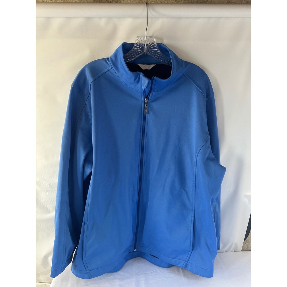 Callaway Golf Jacket Full Zip Lightweight Athletic Coat  Blue‎ XL-XXL